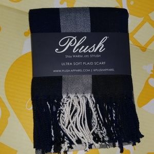 Plush Apparel Ultra Soft Plaid Scarf